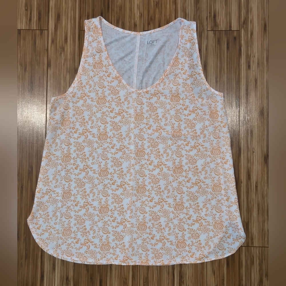 NWOT Loft Floral Tank Top